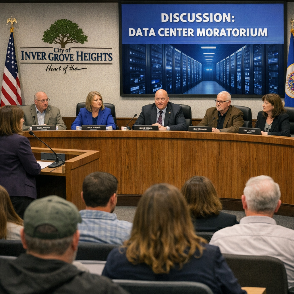 Inver Grove Heights Enacts One-Year Moratorium on Data Centers Amid Community Concerns