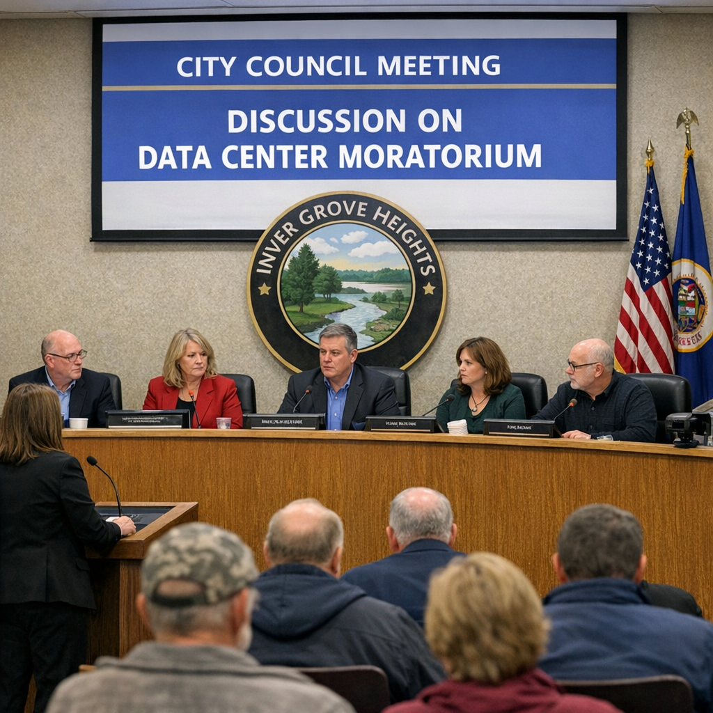 Inver Grove Heights Enacts One-Year Moratorium on Data Centers Amid Community Concerns