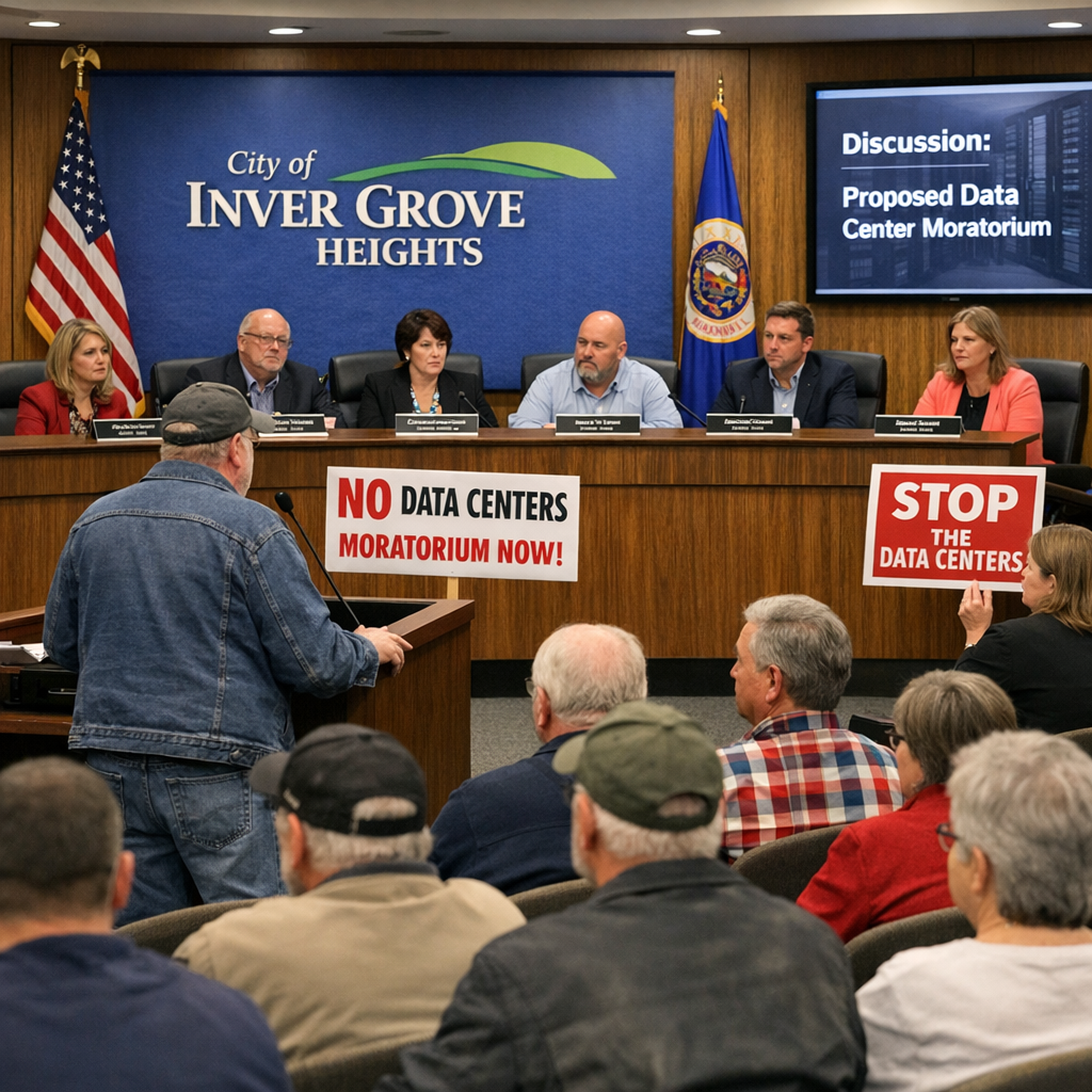 Inver Grove Heights Enacts One-Year Moratorium on Data Centers Amid Community Concerns