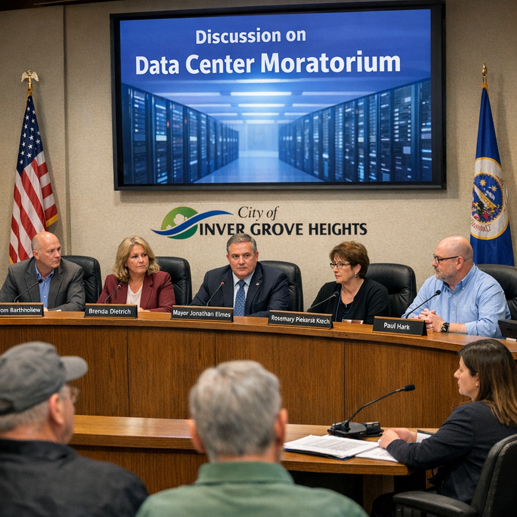 Inver Grove Heights Implements One-Year Moratorium on Data Centers