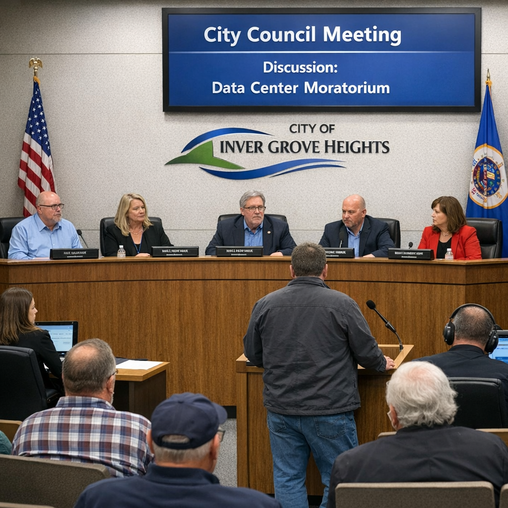 Inver Grove Heights Enacts One-Year Moratorium on Data Centers Amid Community Concerns
