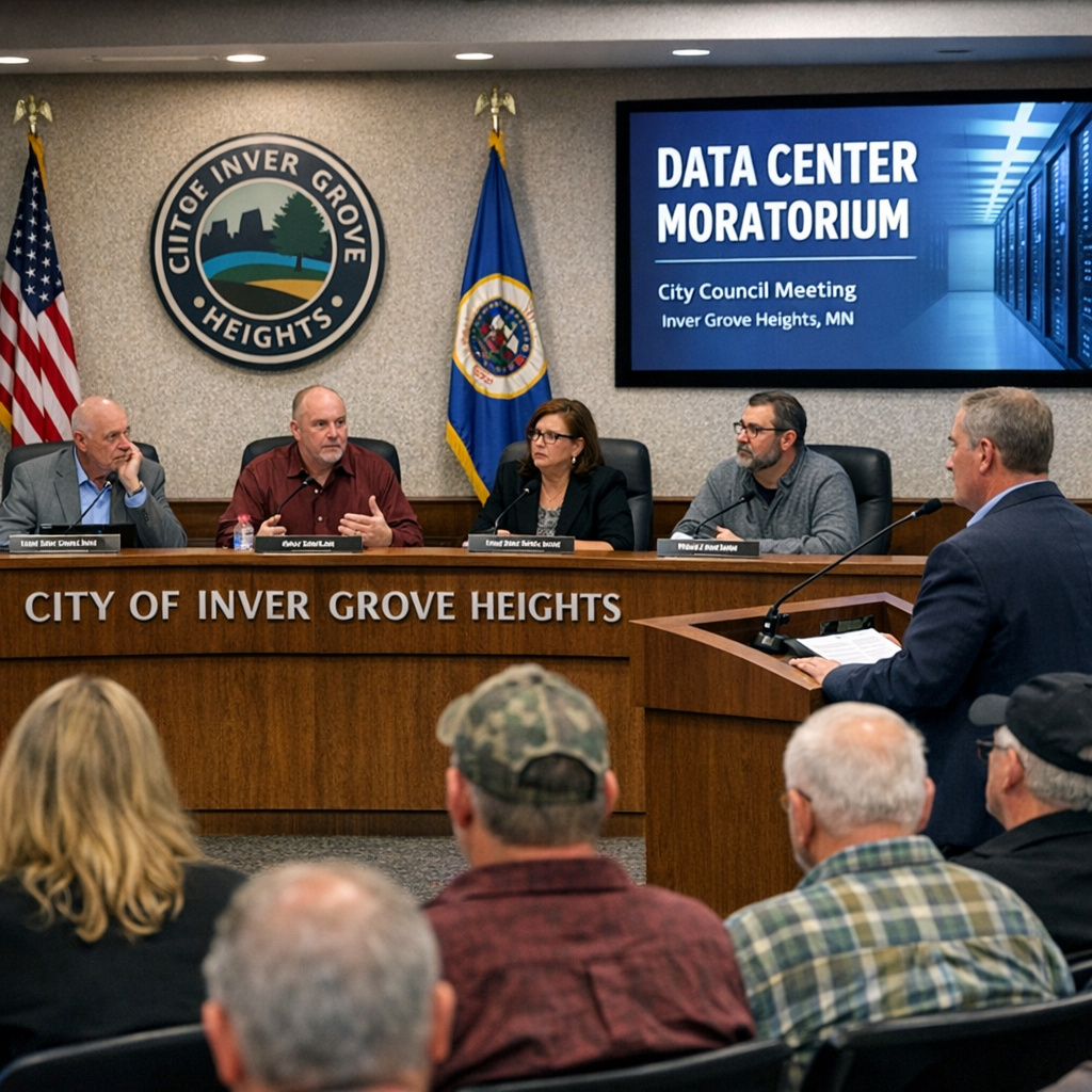 Inver Grove Heights Implements One-Year Moratorium on Data Centers Amid Community Concerns