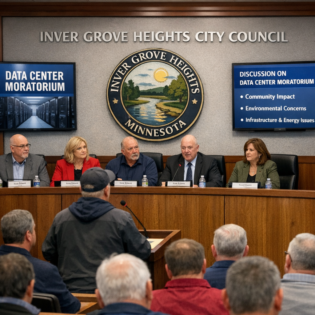 Inver Grove Heights Enacts One-Year Moratorium on Data Centers Amid Community Concerns