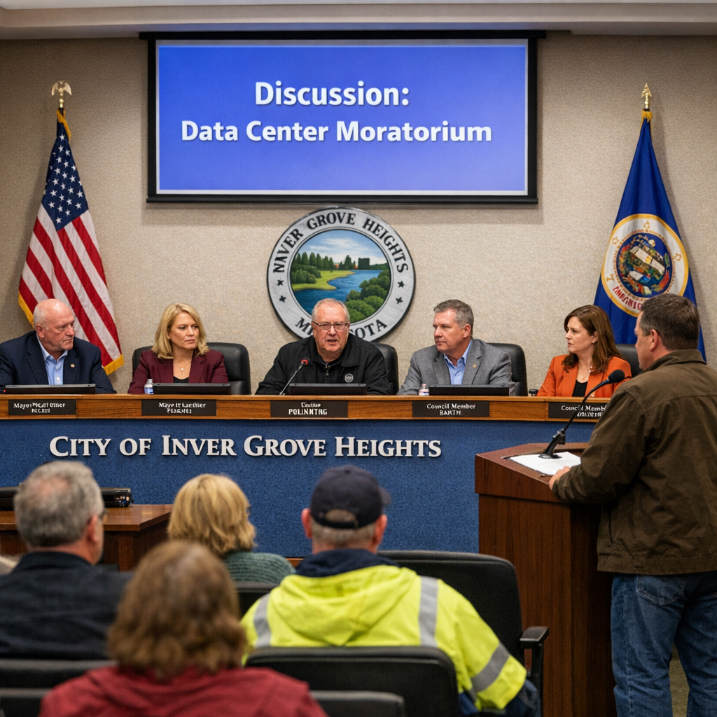 Inver Grove Heights Enacts One-Year Moratorium on Data Centers Amid Community Concerns
