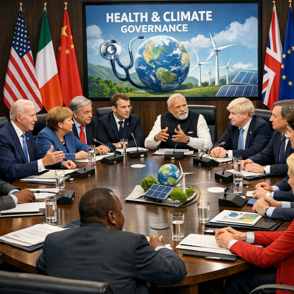 Global Health Architecture and Climate Action: Key Developments Shaping Our Shared Future