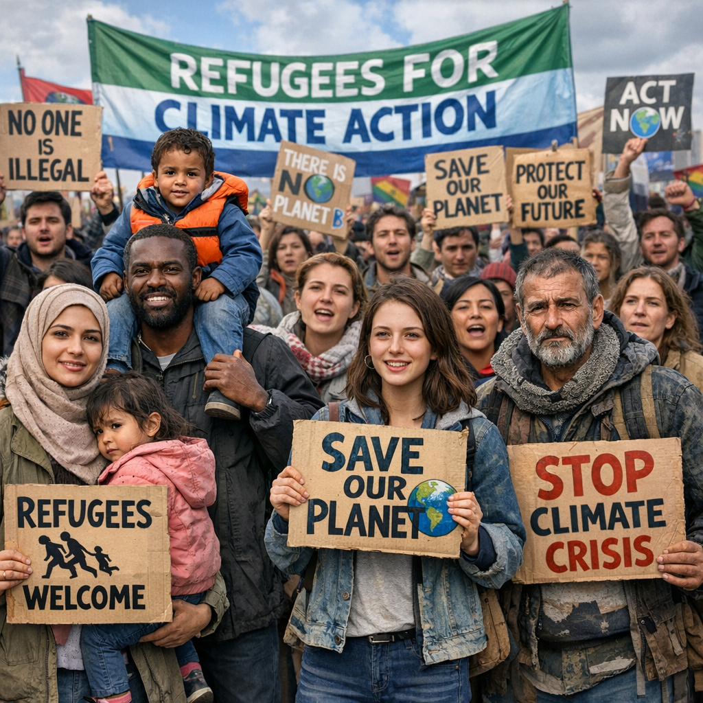 Global Refugee Displacement and Climate Diplomacy: Challenges and Paths Forward